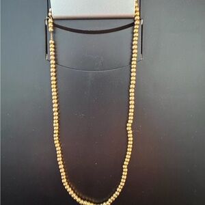 Elegant Vintage Gold 2mm 10k Beaded Necklace